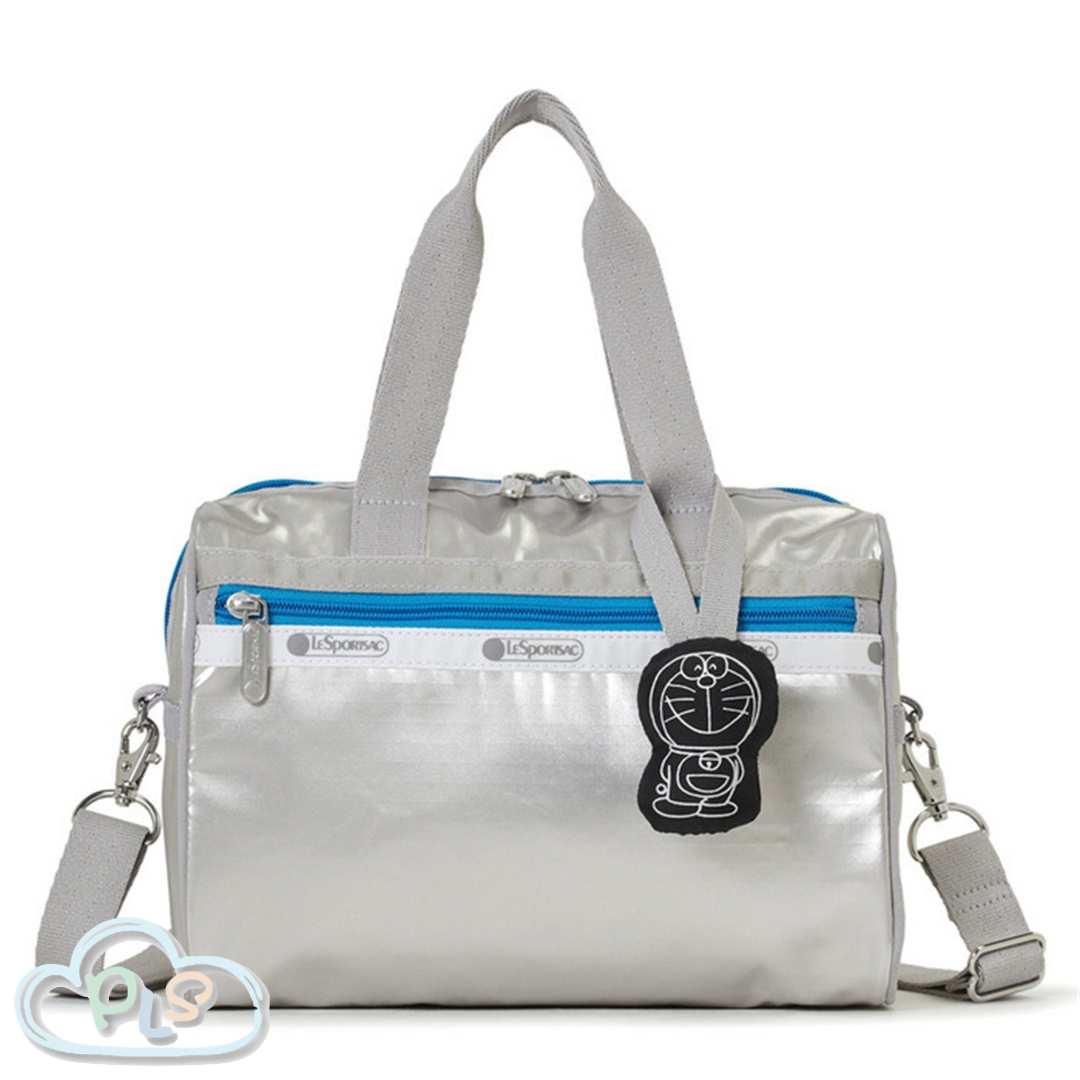 日常手提包 多啦A夢 LeSportsac 銀亮色 #12003-1