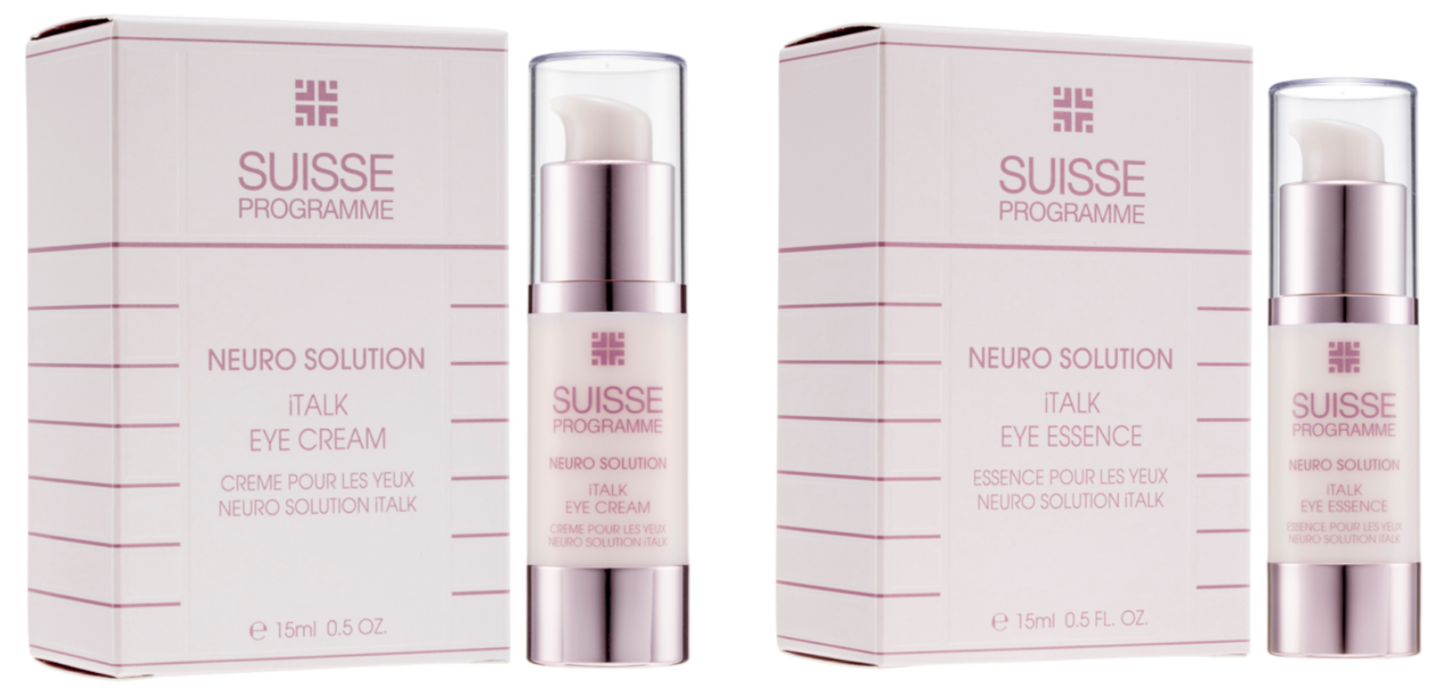 DE003 SUISSE PROGRAMME 智能美肌眼部精華15ML +智能美肌眼霜15ML EXP:2028/7/31