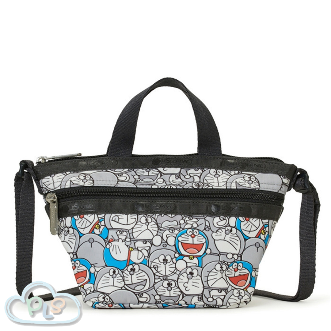 迷你斜背包 多啦A夢 LeSportsac 滿花 #12005-1