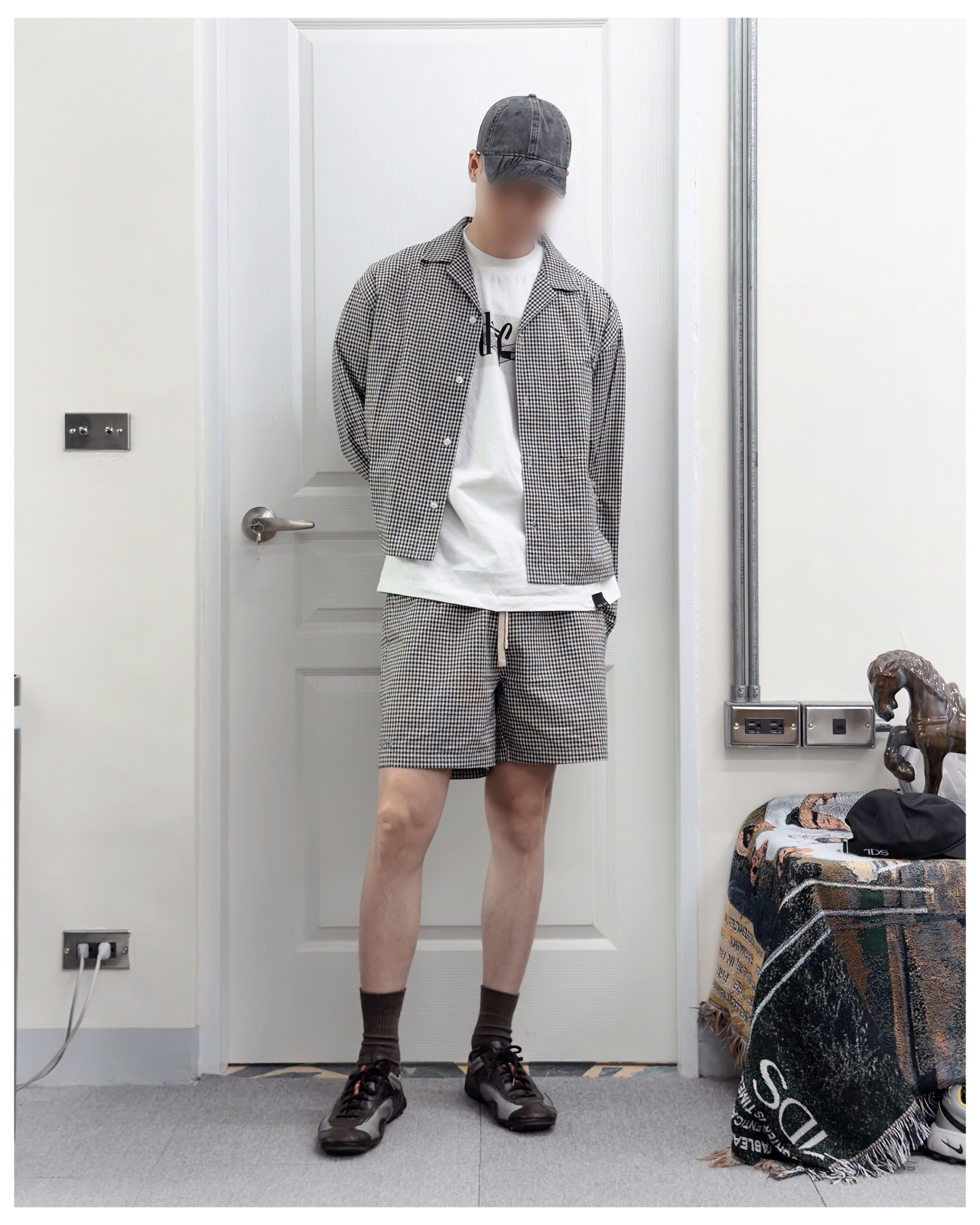 1dyLL｜1DS Sleepover Check Shorts