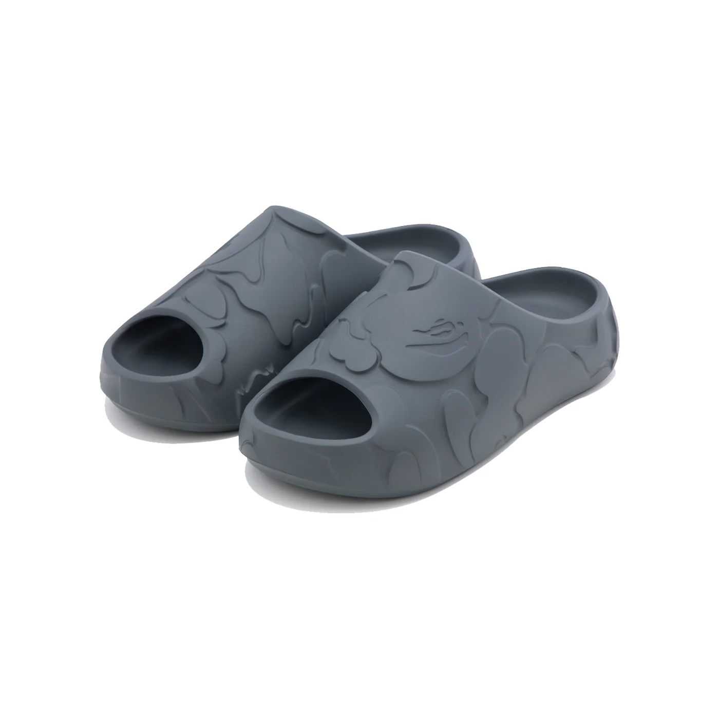 Ａ BATHING APE BAPE SLIDES #1 猿人 純色迷彩壓紋 拖鞋