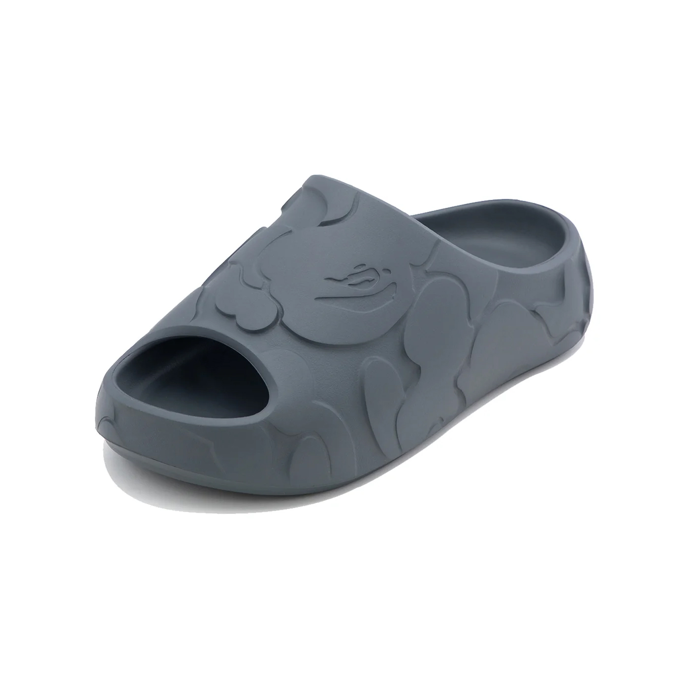 Ａ BATHING APE BAPE SLIDES #1 猿人 純色迷彩壓紋 拖鞋
