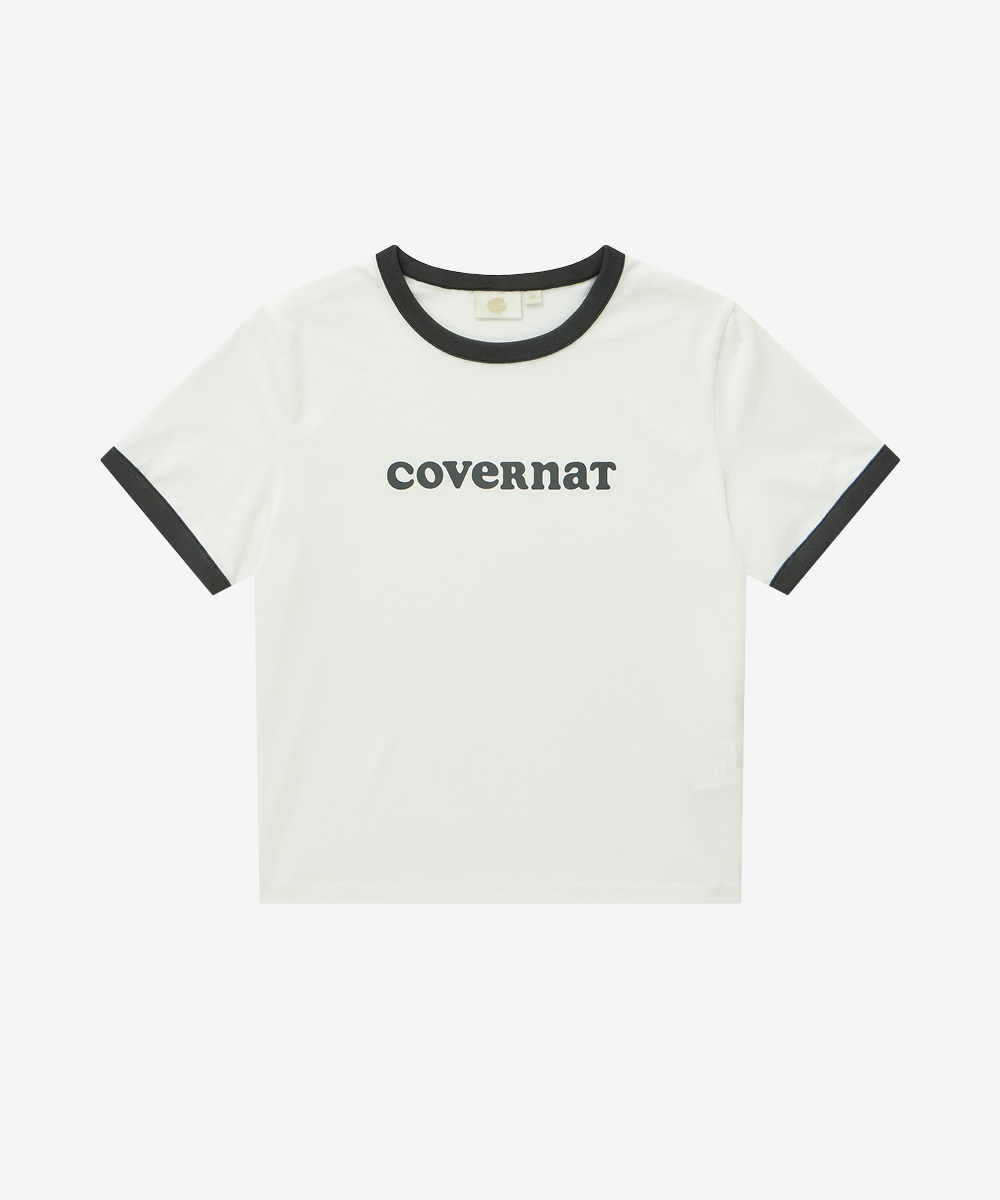<韓國限時代購> COVERNAT WOMAN COOPER LOGO RINGER TEE