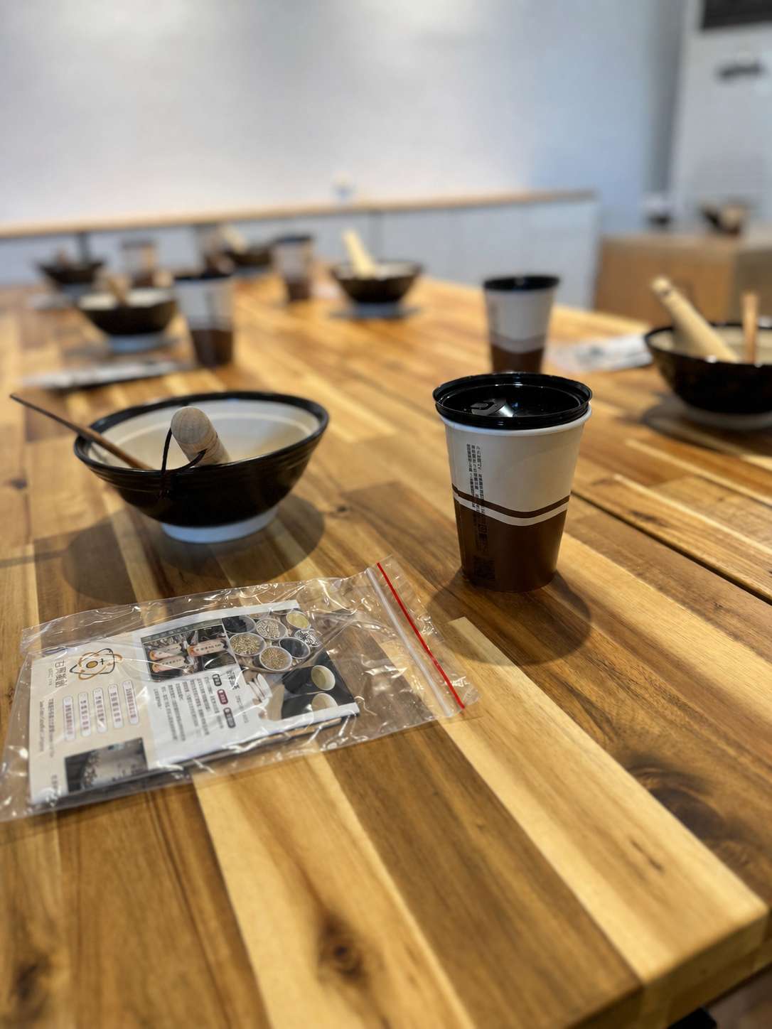 擂茶器具與活動材料準備