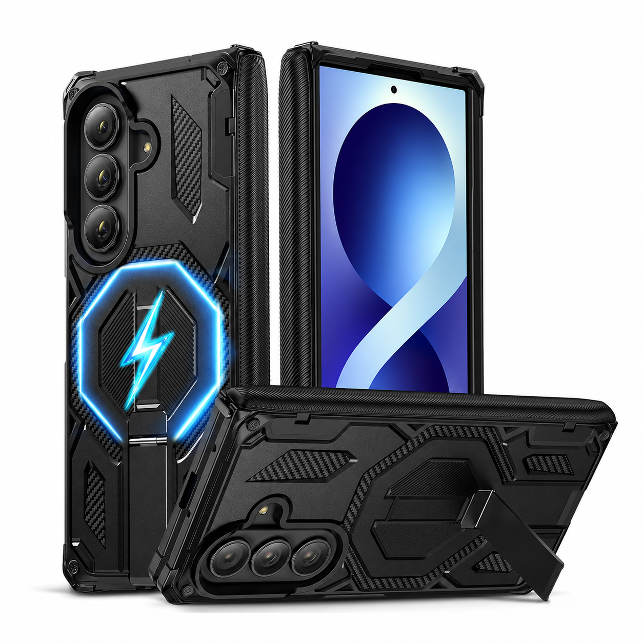 【Fold 8 黑色現貨】XPRO - Mag Titan Armor - Samsung Fold 8 Ultra Case 高度防撞支架鉸鏈蓋手機保護殼