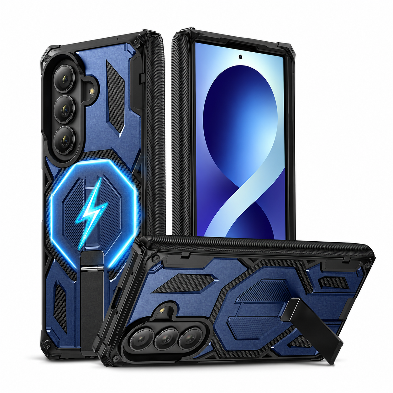 【Fold 8 黑色現貨】XPRO - Mag Titan Armor - Samsung Fold 8 Ultra Case 高度防撞支架鉸鏈蓋手機保護殼