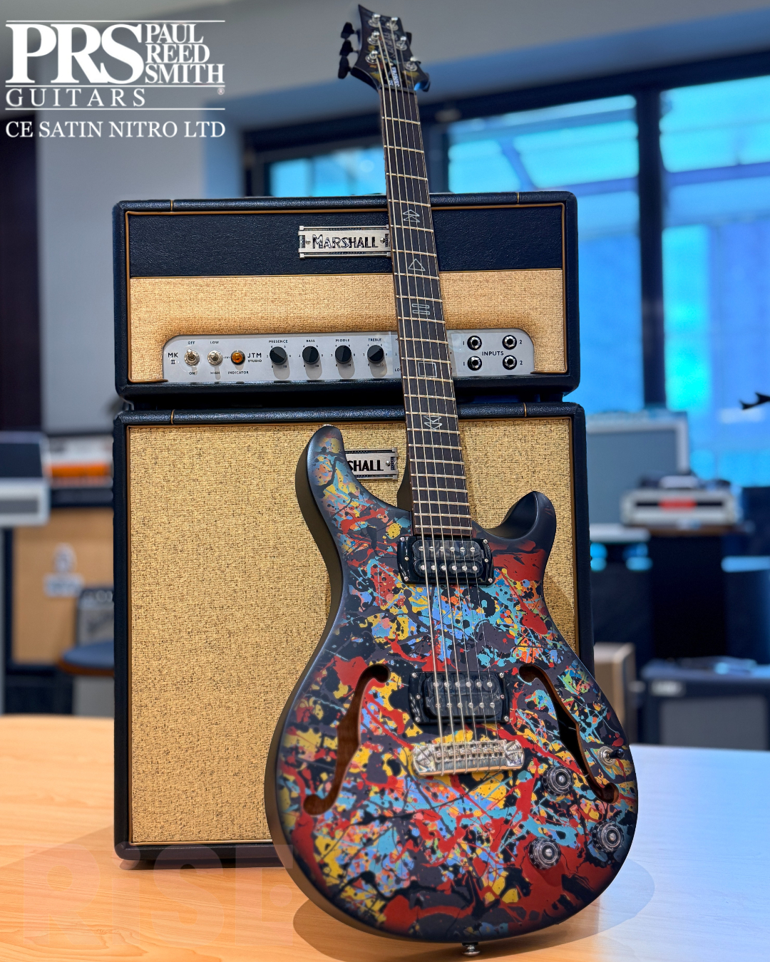 PRS SE Ed Sheeran Hollowbody Piezo Baritone 限量1000把