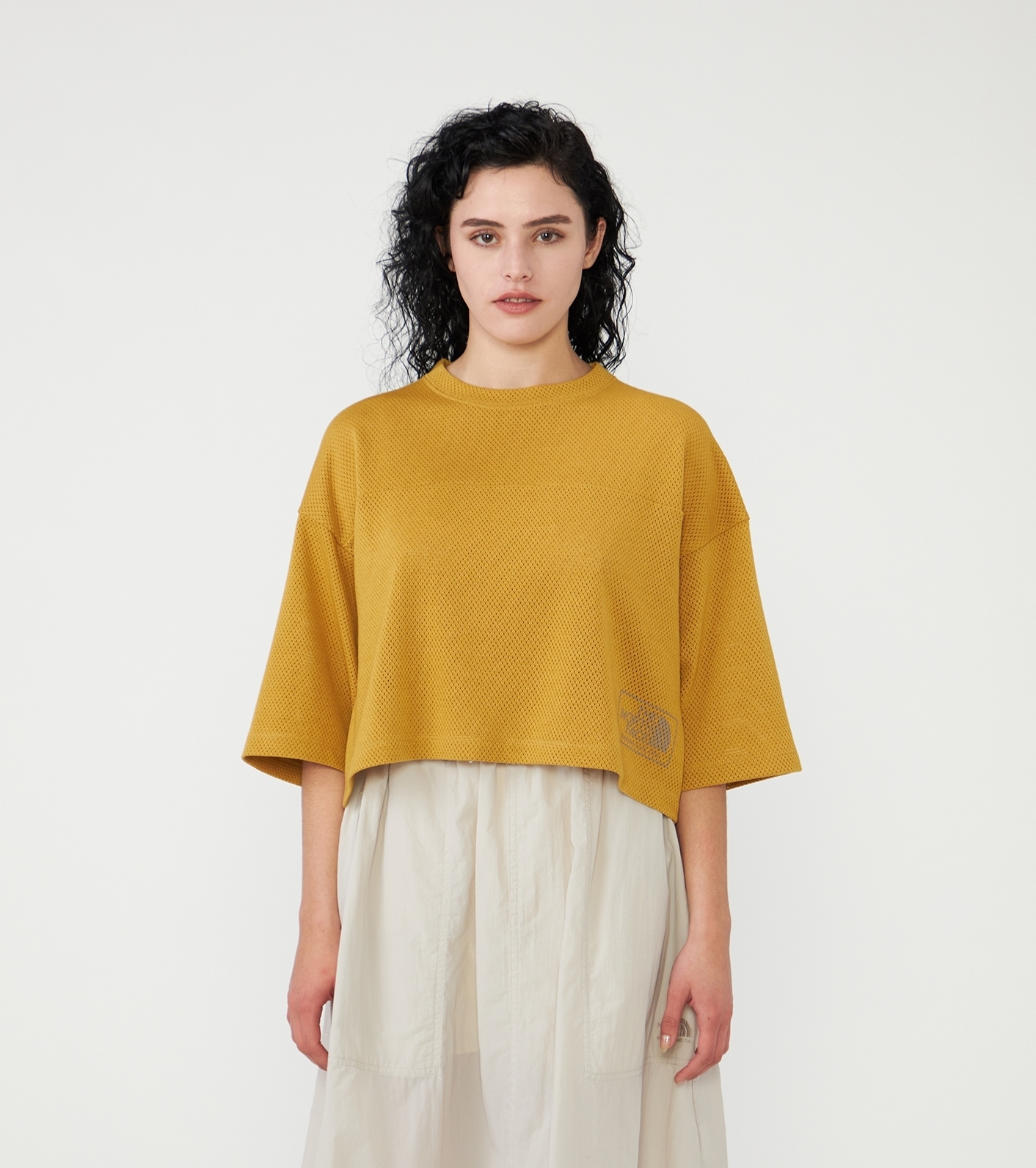 預購┃TNF 紫標 Mesh Field Cropped Tee 網眼 美式足球 短T 短版 女款