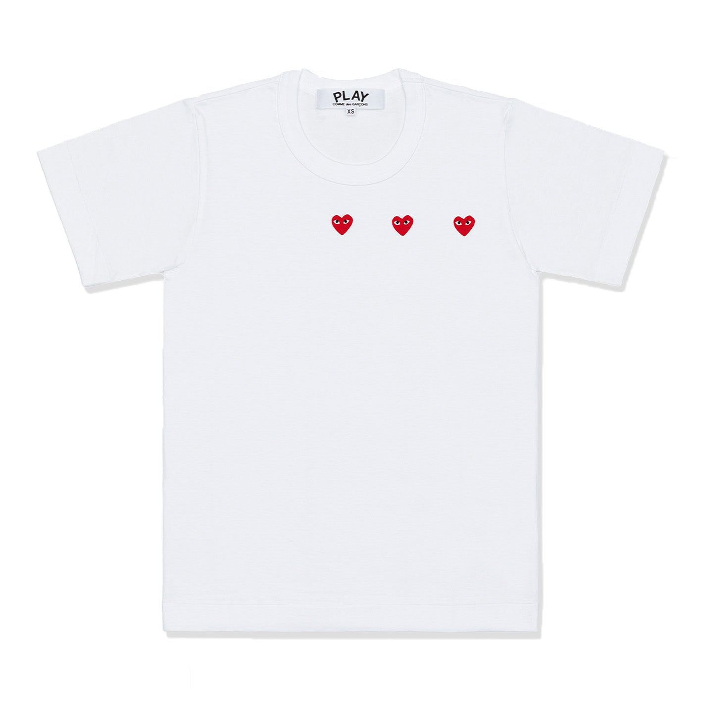 『日本連線中』2026SS PLAY COMME des GARÇONS Printed Triple Small Red Heart T-Shirt 川久保玲 愛心 短T
