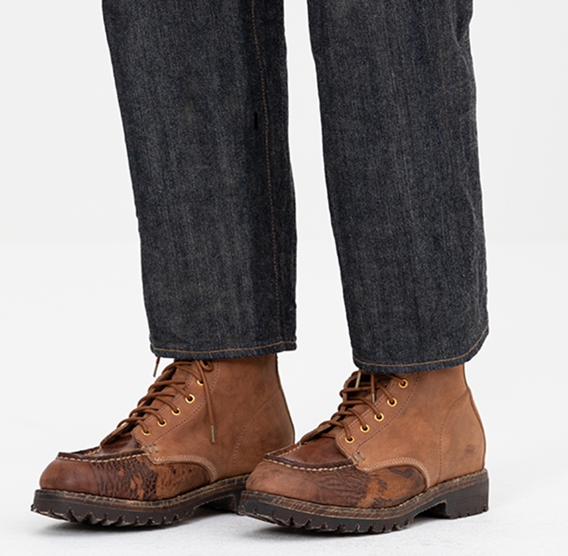 VISVIM 2026 SCOUT MOC BOOTS-FOLK *Italian Horsehide - BROWN PRE ORDER ITEM (預訂中)
