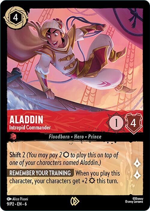 Disney Lorcana Promo - 9/P2 Aladdin - Intrepid Commander