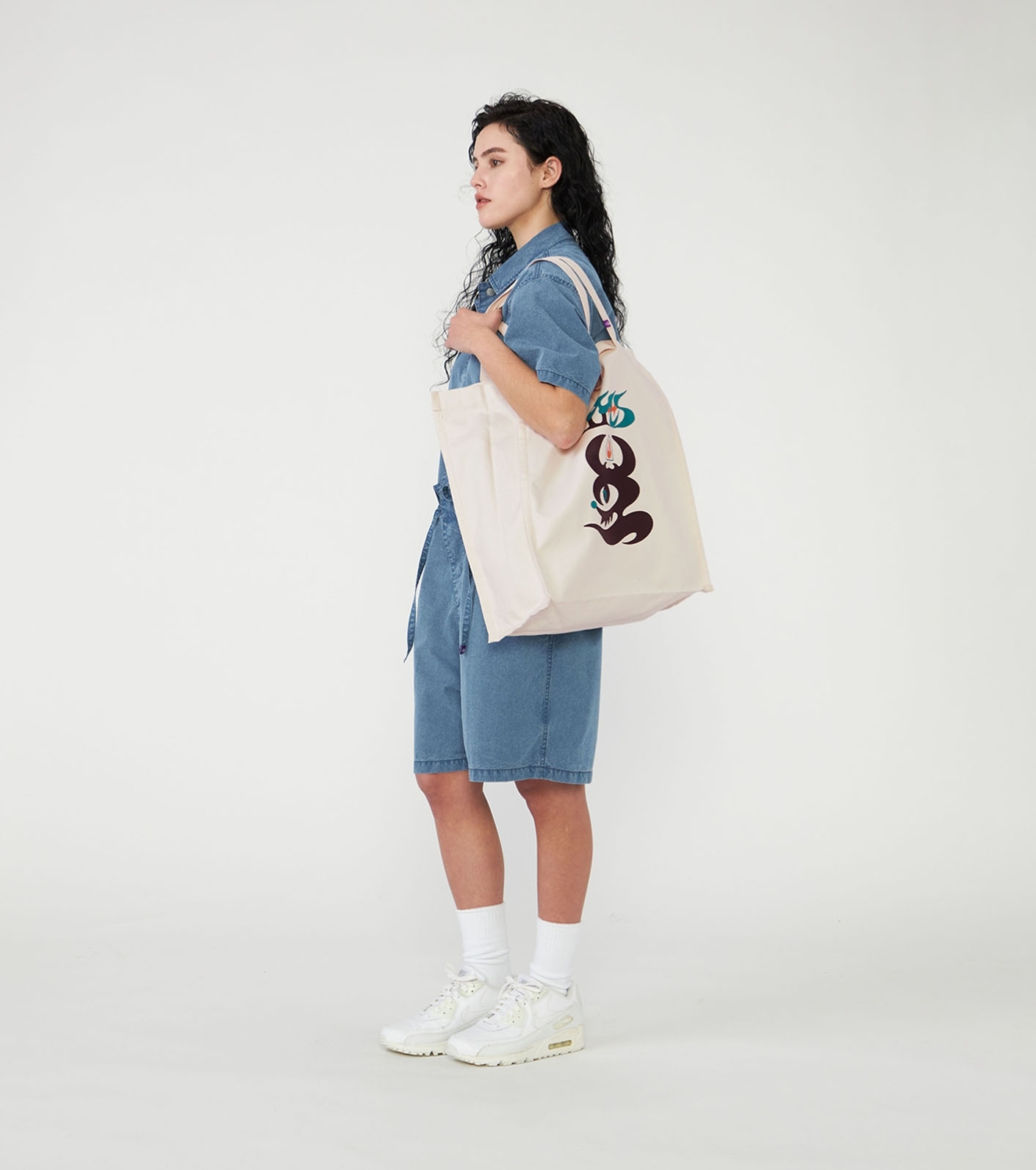 預購┃TNF 紫標 FFFES Graphic Tote 純棉 有機棉 揪形蟲 托特包 帆布包