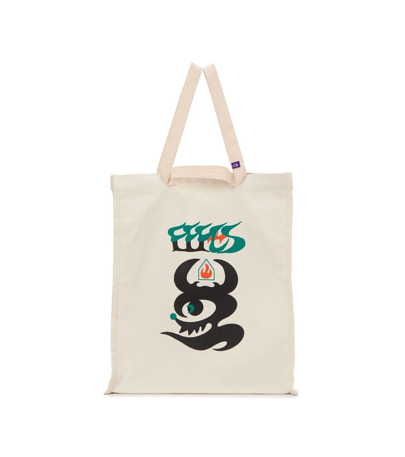 預購┃TNF 紫標 FFFES Graphic Tote 純棉 有機棉 揪形蟲 托特包 帆布包