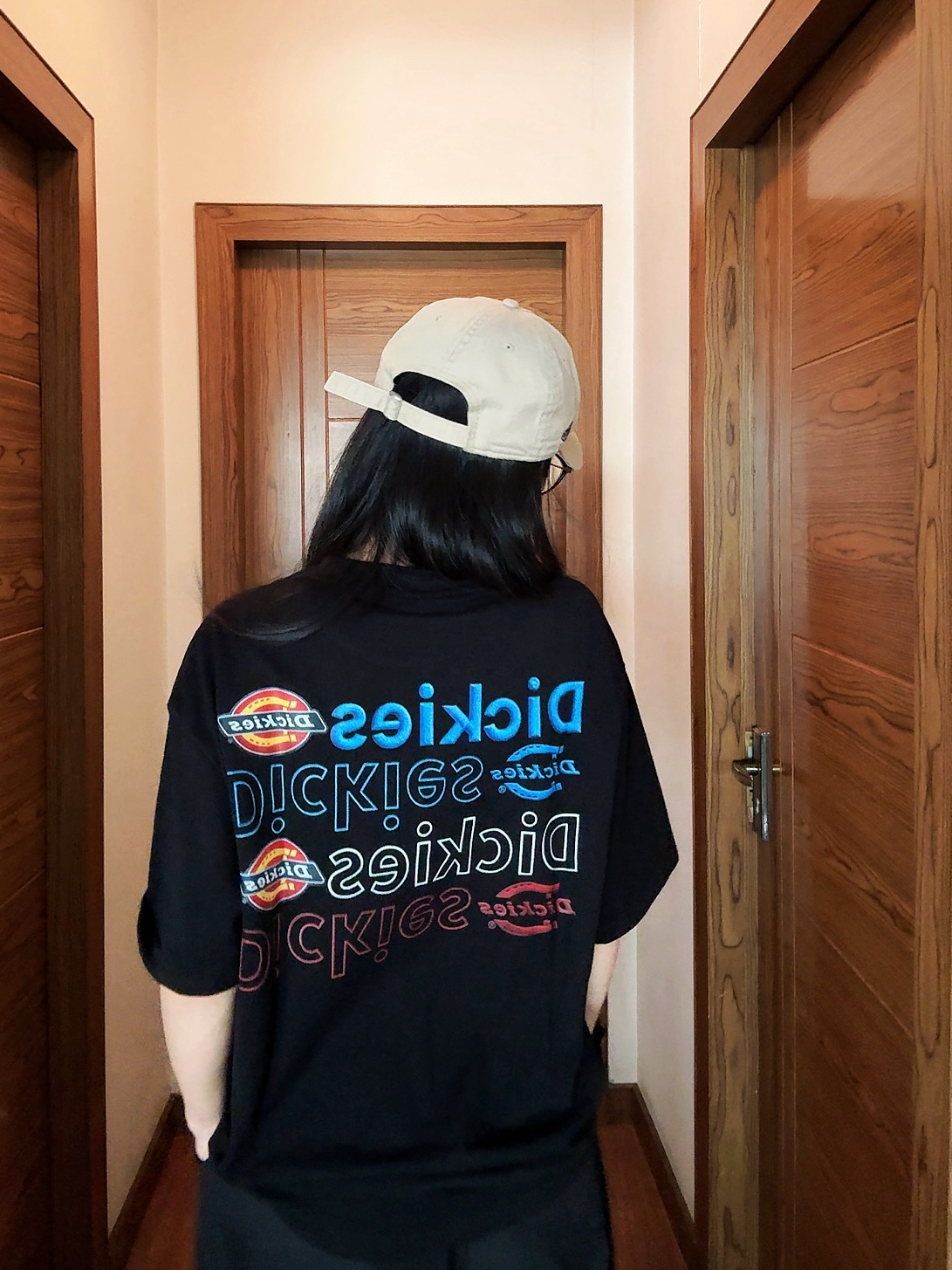 <現貨>Dickies 美式 仿刺繡 倒反 經典 Logo 短T 2色