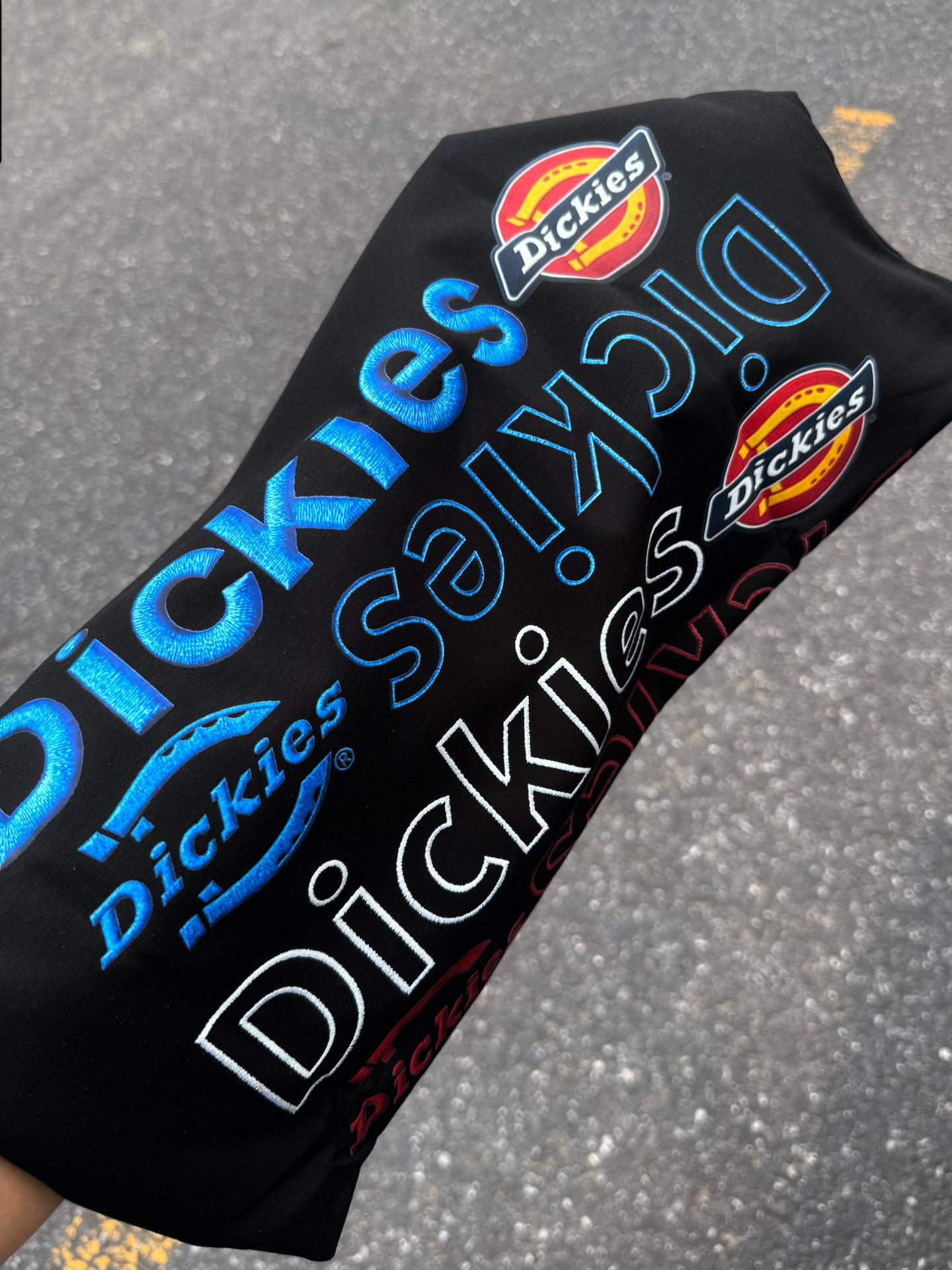 Dickies 美式 仿刺繡 倒反 經典 Logo 短T 2色