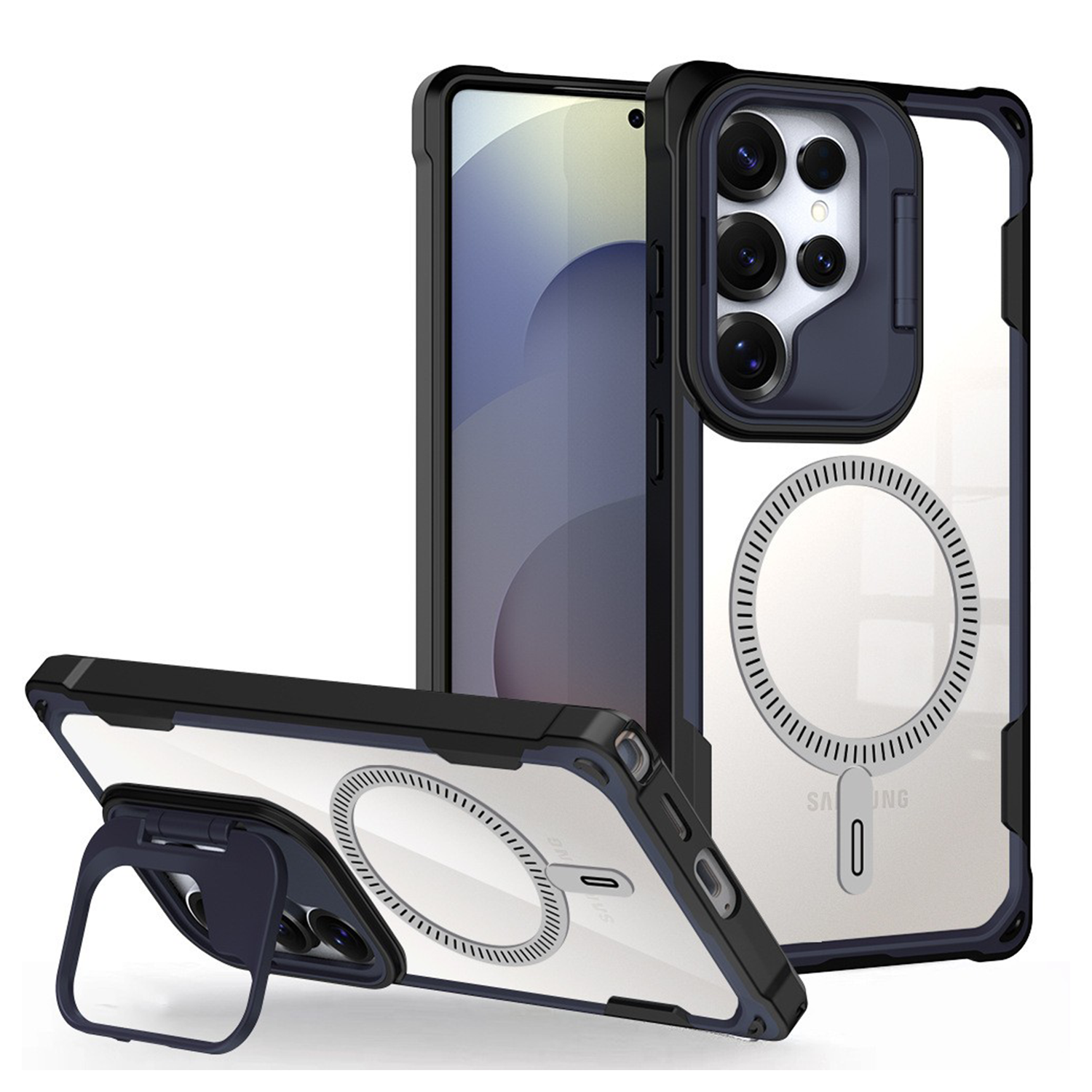 XPRO - Mag Guard Stand - Samsung S26 Ultra Case 高度防撞透明磁吸支架手機保護殼