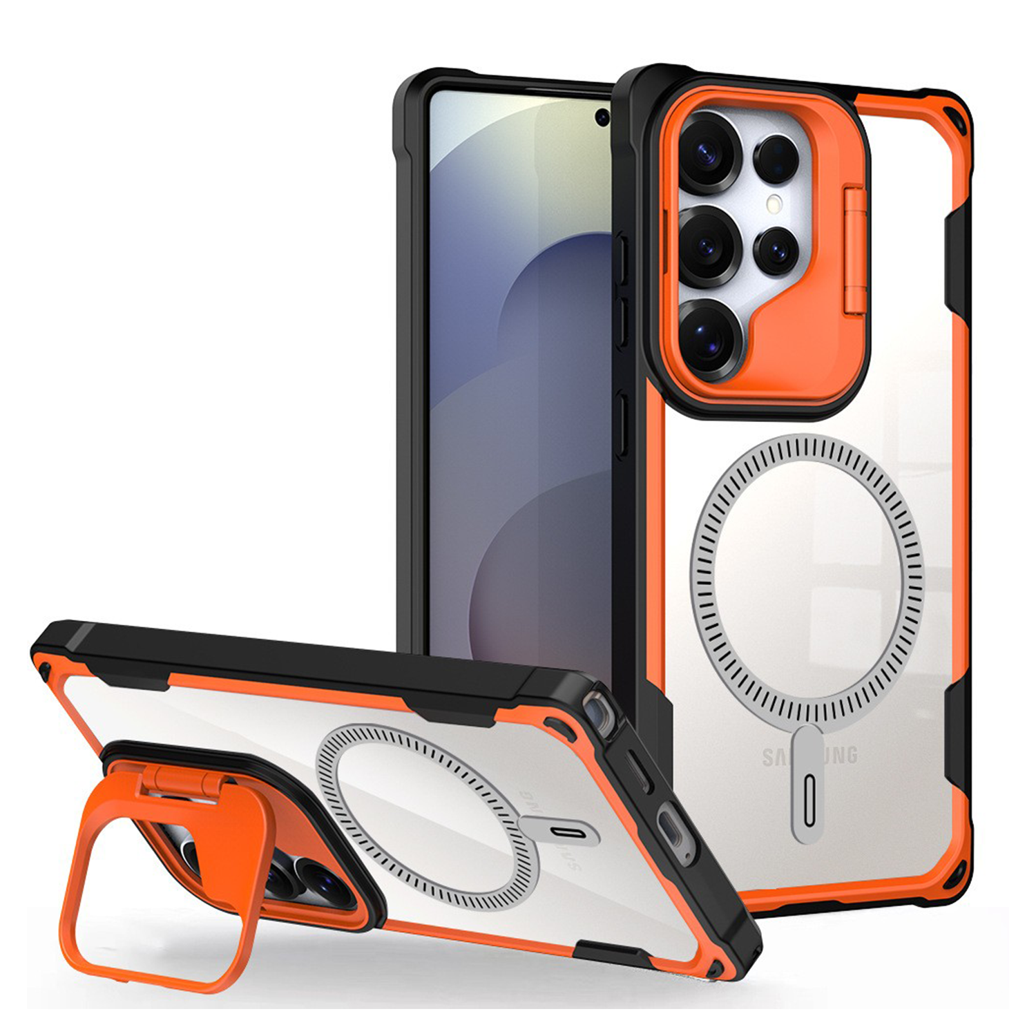 XPRO - Mag Guard Stand - Samsung S26 Ultra Case 高度防撞透明磁吸支架手機保護殼