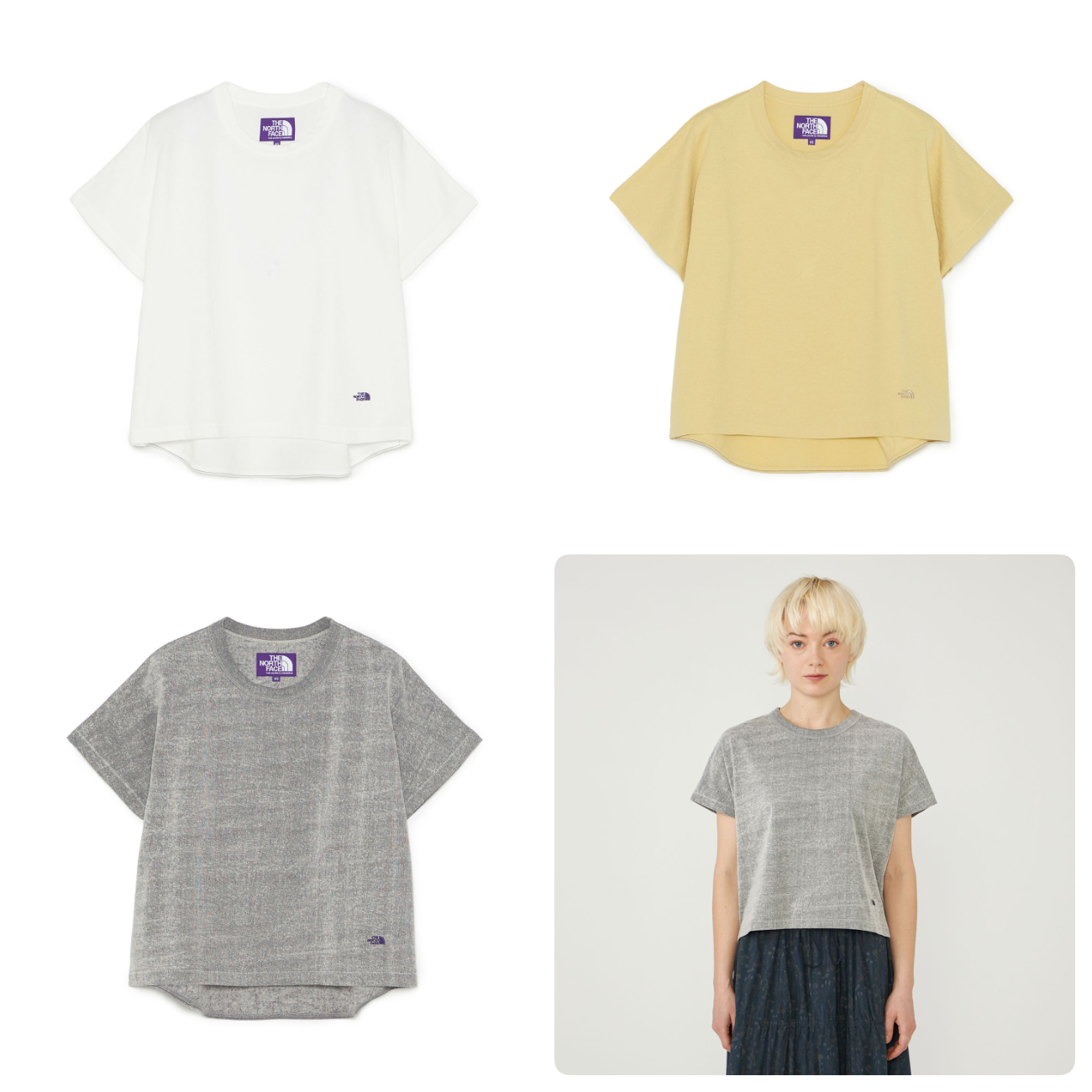 預購┃TNF 紫標 Mountain Field Tee 美國棉 彈性 短T 女款