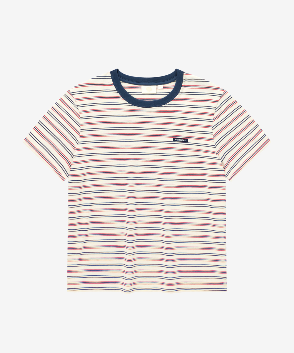 <韓國限時代購> COVERNAT WOMAN STRIP TEE