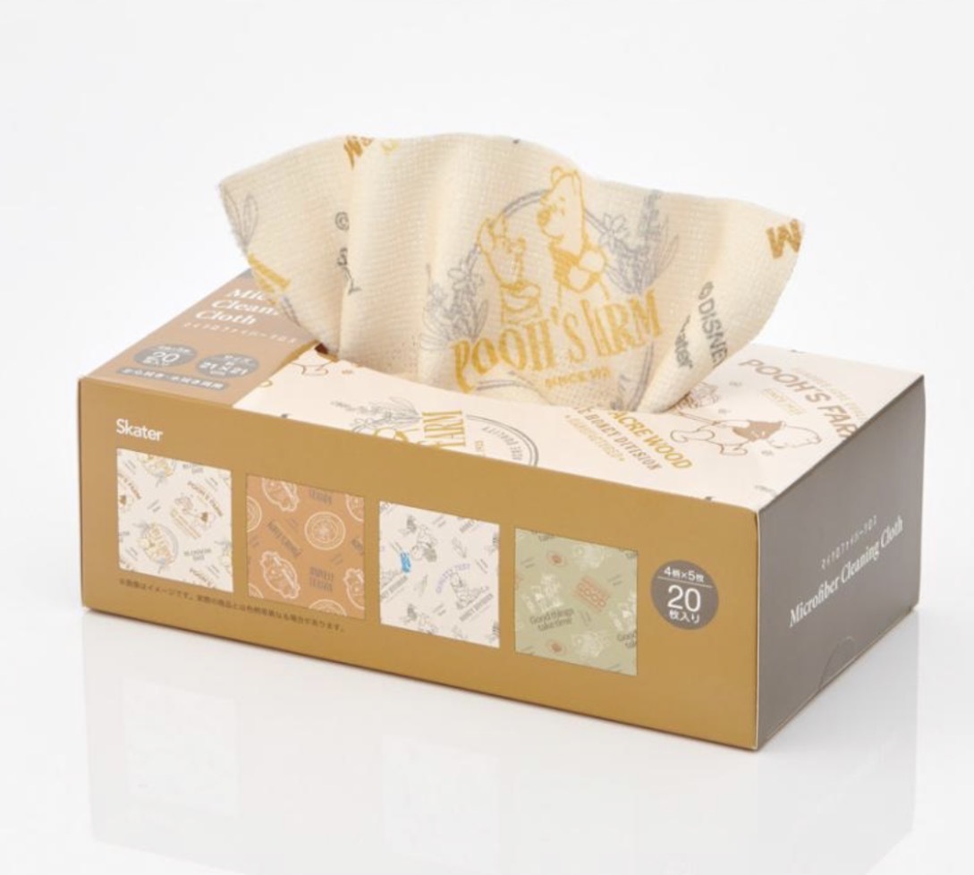 JP Pooh 大雜燴 超細纖維清潔吸水抹布 20塊 8012 TK260803