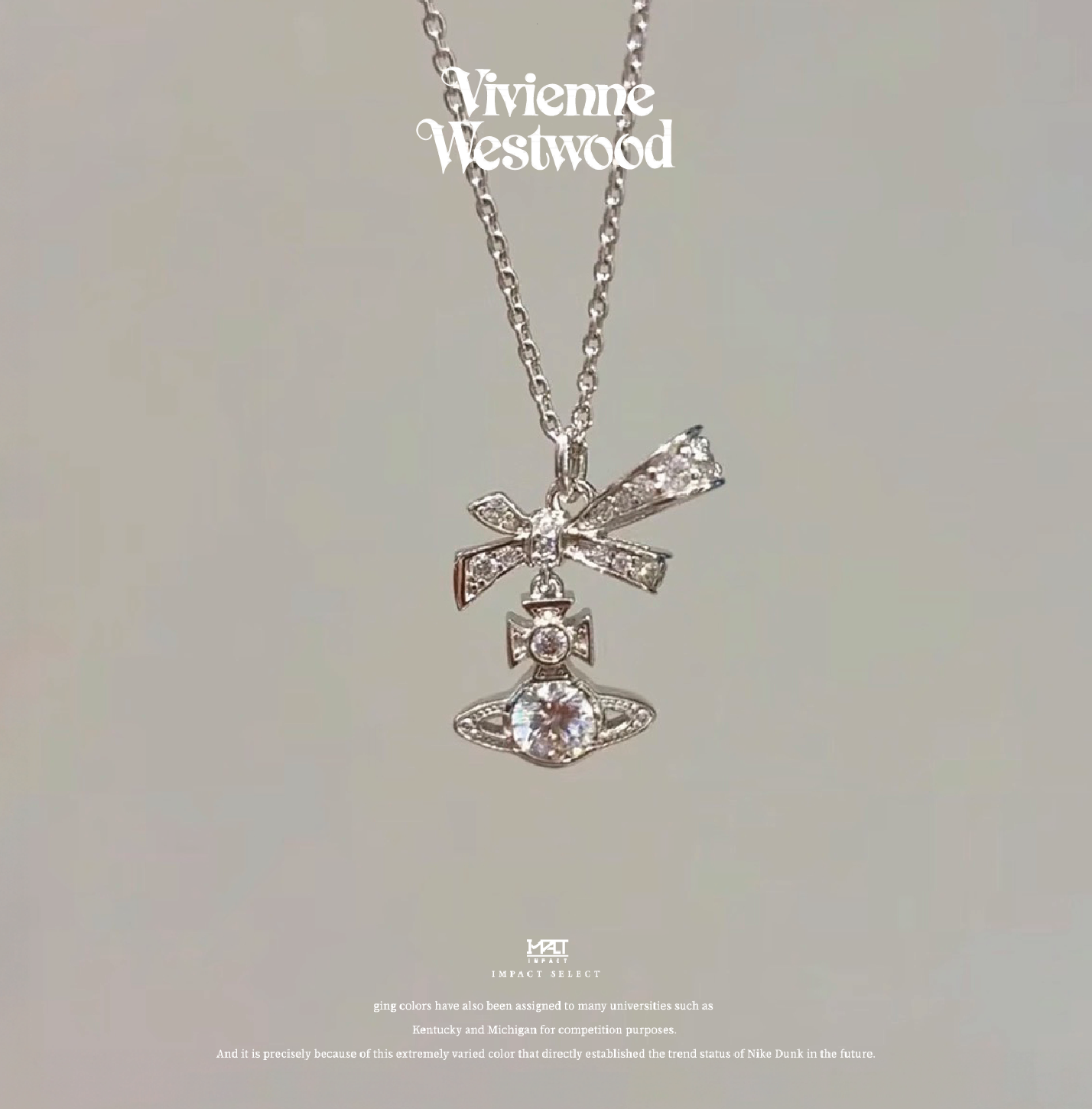 Vivienne Westwood 西太后 純銀 不對稱 蝴蝶結 土星 項鍊 手鍊 耳環