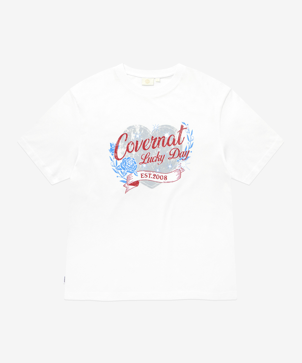 <韓國限時代購> COVERNAT WOMAN OVERSIZED VINTAGE GRAPHIC TEE