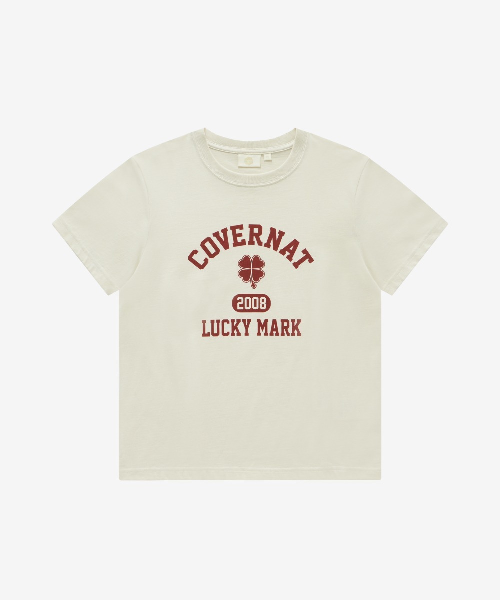 <韓國限時代購> COVERNAT WOMAN CLOVER GRAPHIC TEE