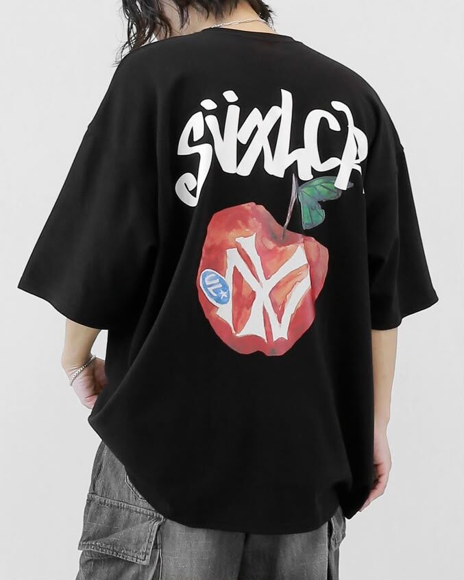 OverSize英文字圖案短袖Tee SVXL-062T