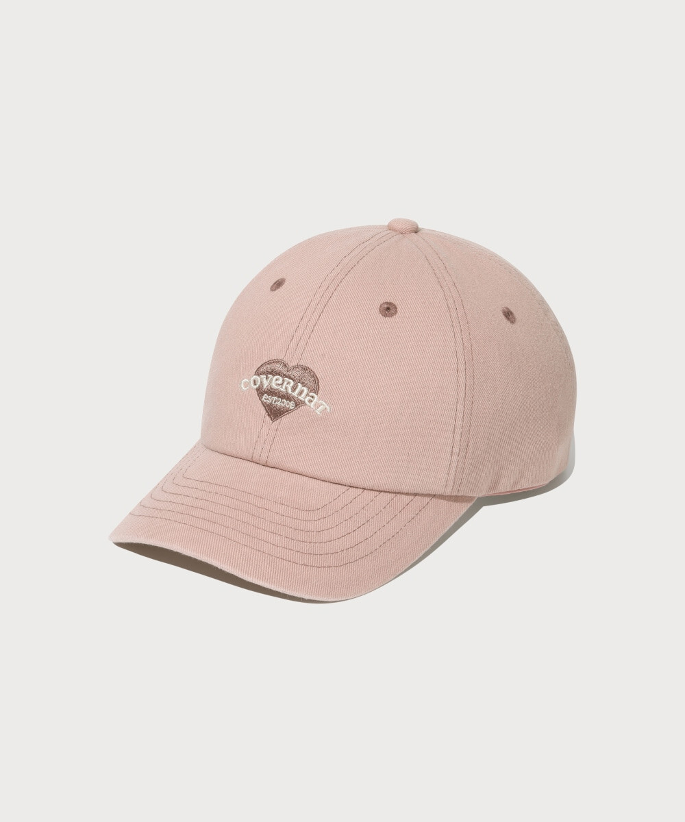 <韓國限時代購> COVERNAT STANDARD FIT CLOVERHEART COOPER LOGO HEART BASIC BALL CAP