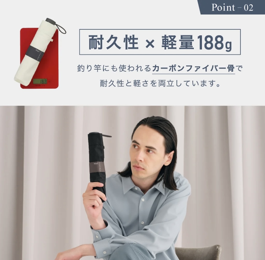 【最新發售】JP Wpc. classic 防UV自動折疊傘 62cm 4537 TK260803
