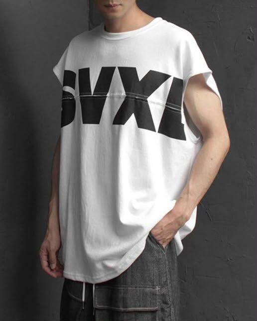 OverSize英文字背心 SVXL-027V