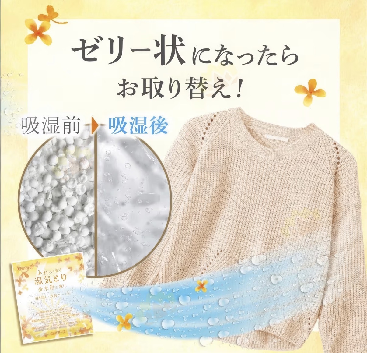 JP 金木犀桂花香衣櫃吸濕包 12包 3944 TK260803