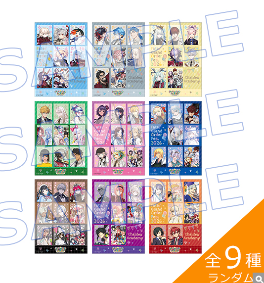 [代購][預訂] FGO Fes. 2026 カルデア学園祭 11th 貼紙 抽