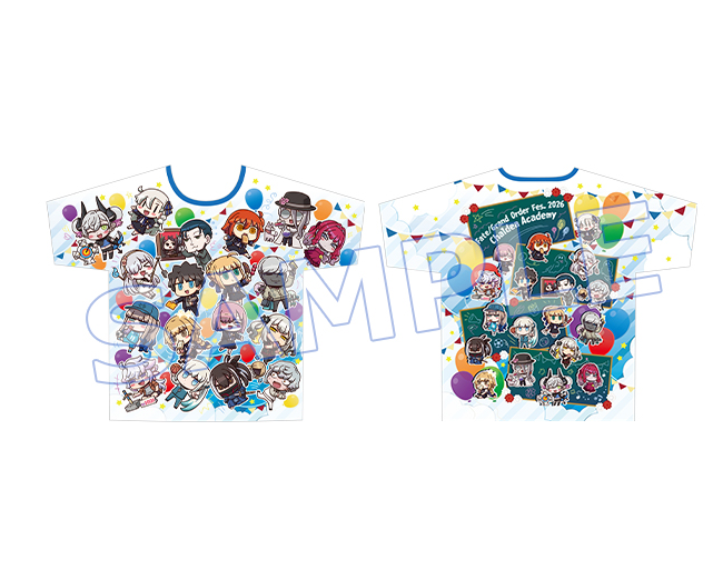 [代購][預訂] FGO Fes. 2026 カルデア学園祭 11th オフィシャル T-SHIRT Q版款
