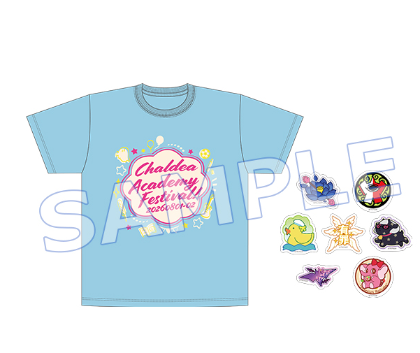 [代購][預訂] FGO Fes. 2026 カルデア学園祭 11th カルデア学園祭 T-SHIRT + 貼紙 SET