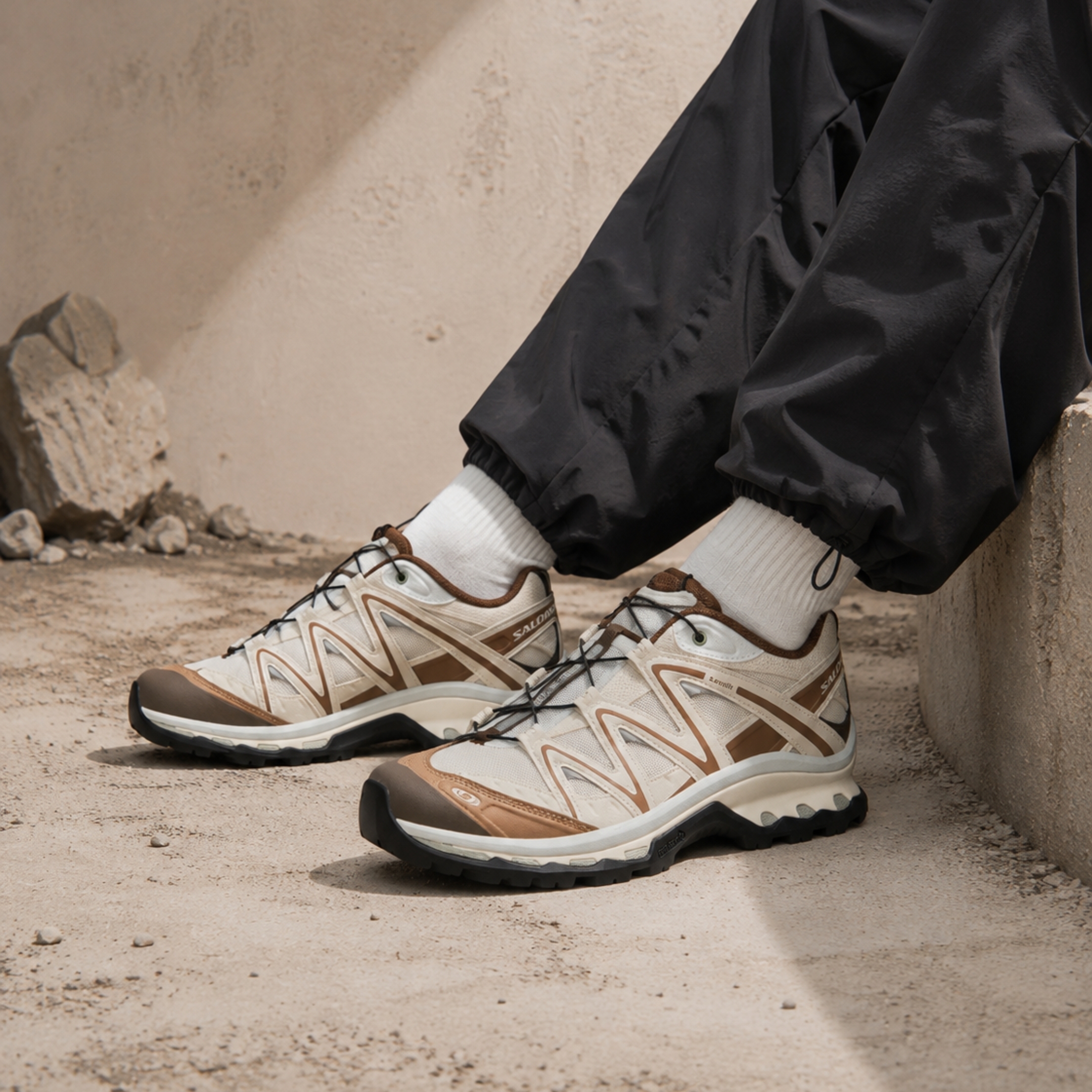 NICEDAY 代購 Salomon XT-Quest 米色 棕色 摩卡 咖啡 米白 機能 工裝 L45484600