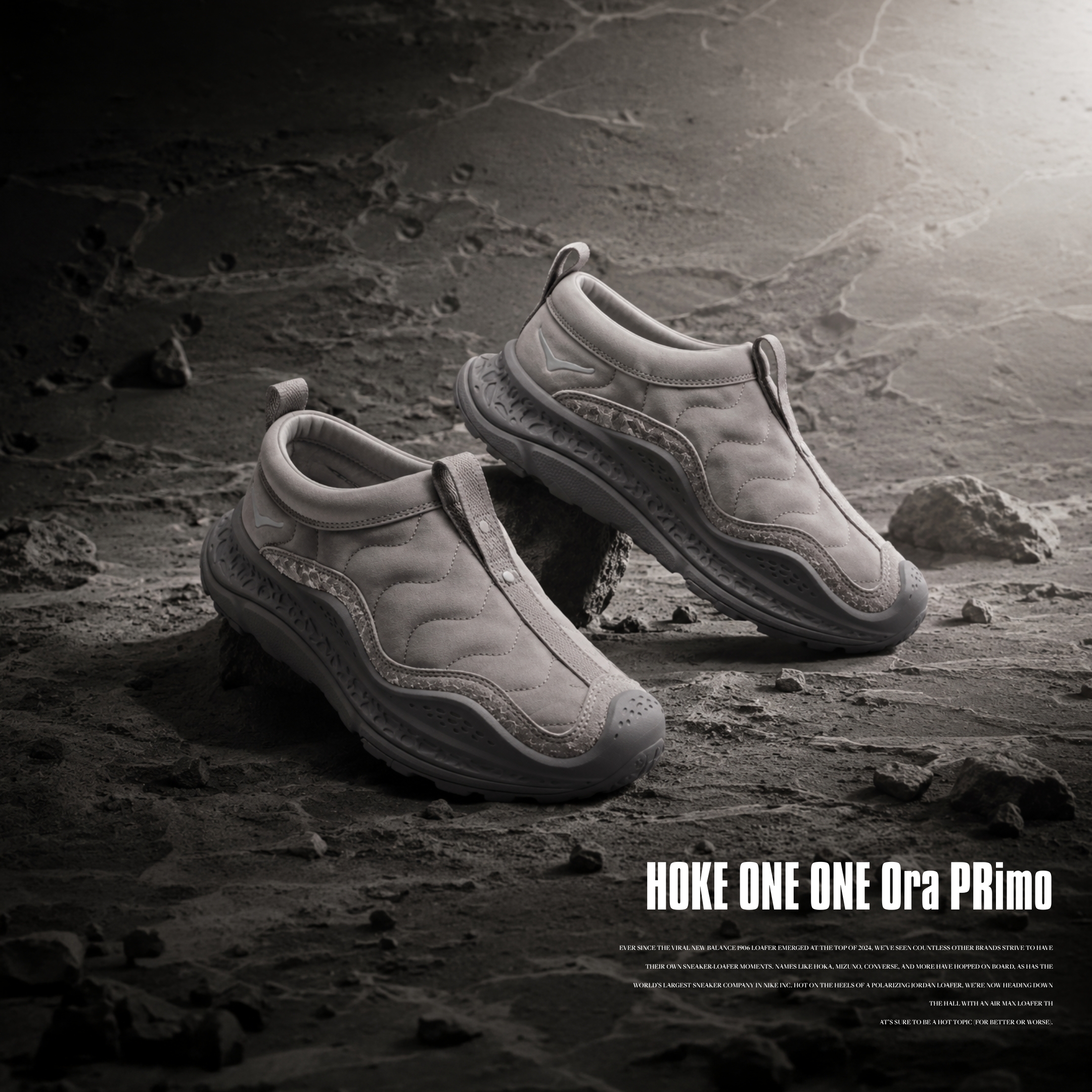 NICEDAY 代購 Hoka One One Ora Primo 灰 月球 隕石 灰黑 拖鞋 懶人拖 灰色 1165731-MTNS