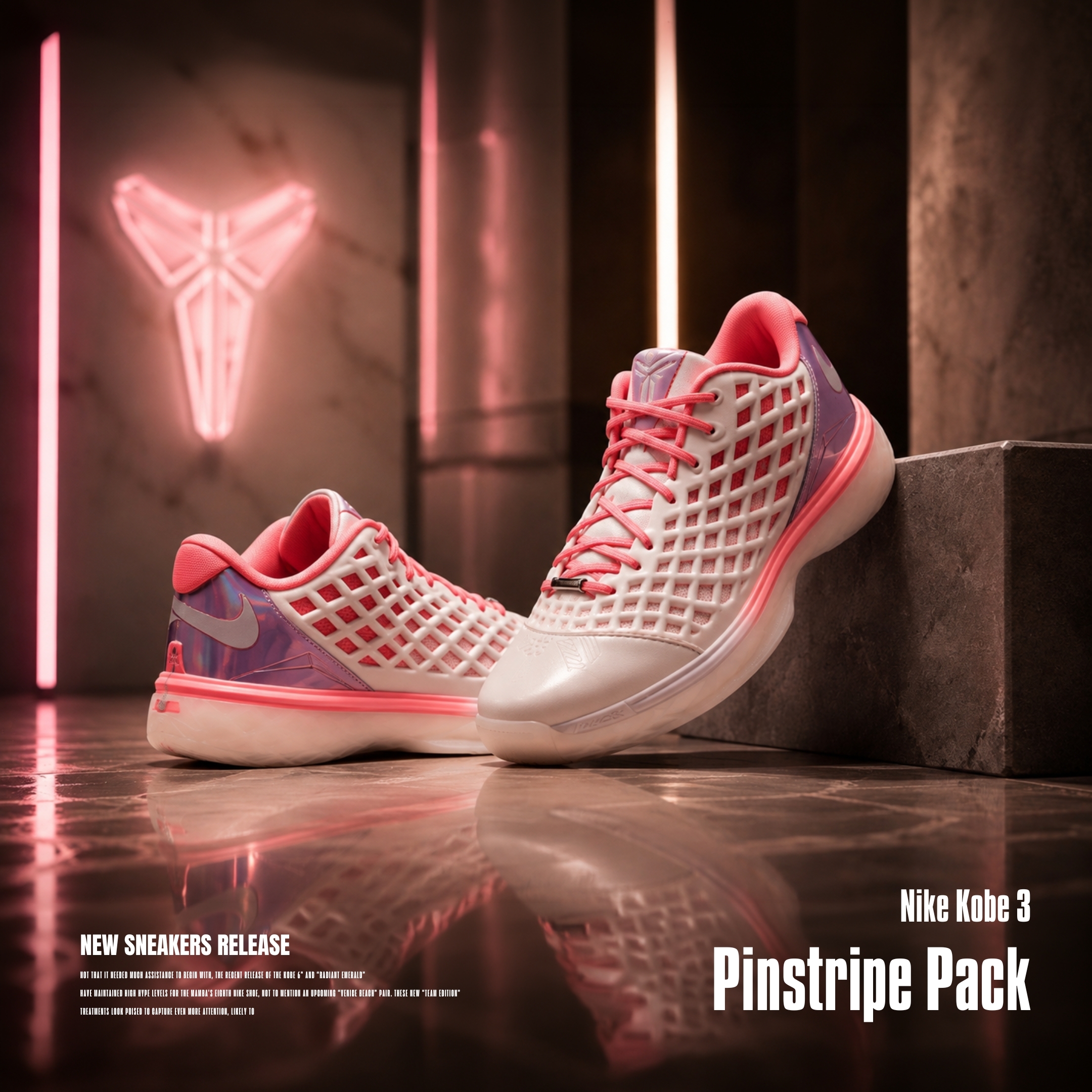 NICEDAY 代購 Nike Kobe 3 Low Protro 全明星賽 粉白 漸層 粉色 白色 科比 老大 籃球鞋 IQ3917-100