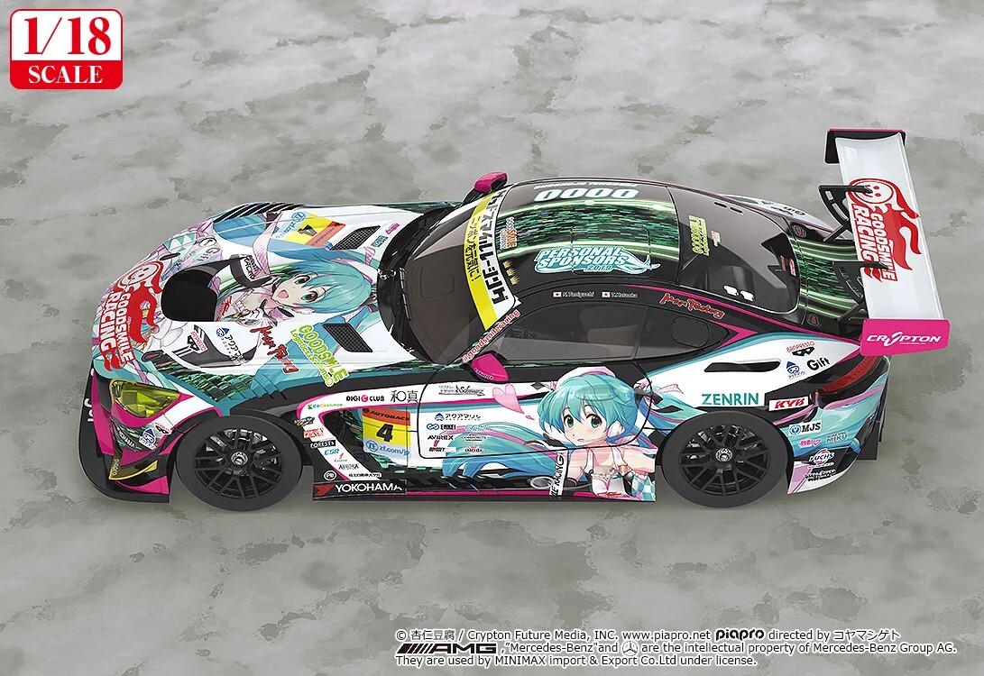 【Reissue】1/18th Scale Good Smile Hatsune Miku AMG: 2019 Ver.