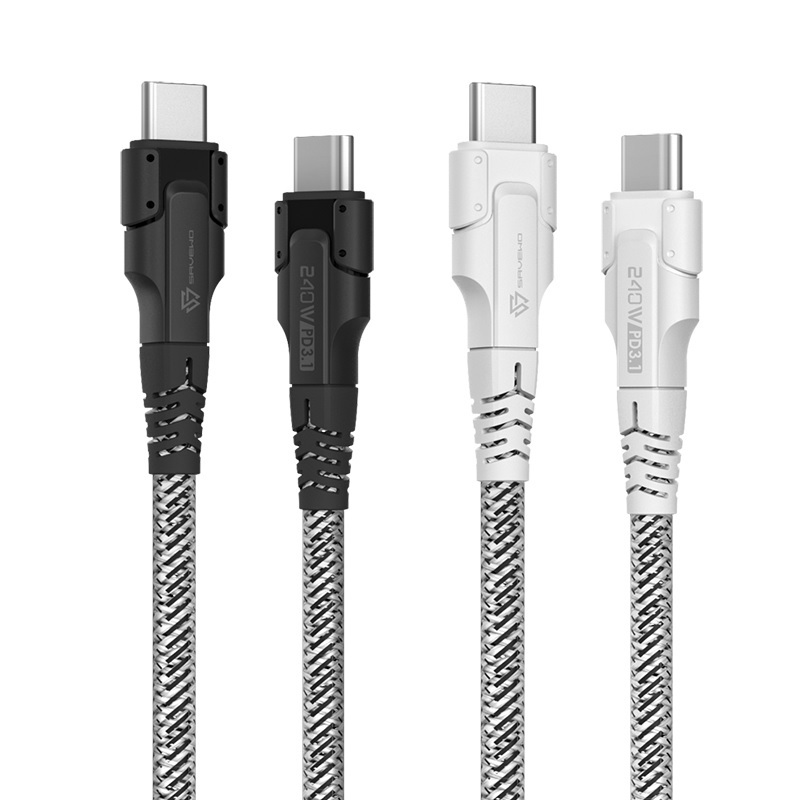 【SAVEWO 救世】1米 2米 240W PD3.1 USB-C 極速快充線