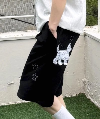 （現貨）韓牌 AMBLER Puppy 小狗 腳印 百慕達 短褲 ASP902