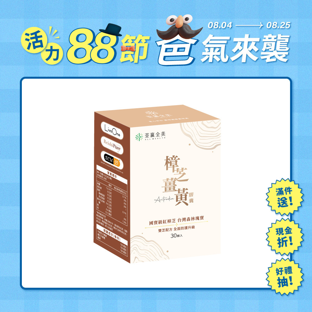樟芝薑黃膠囊