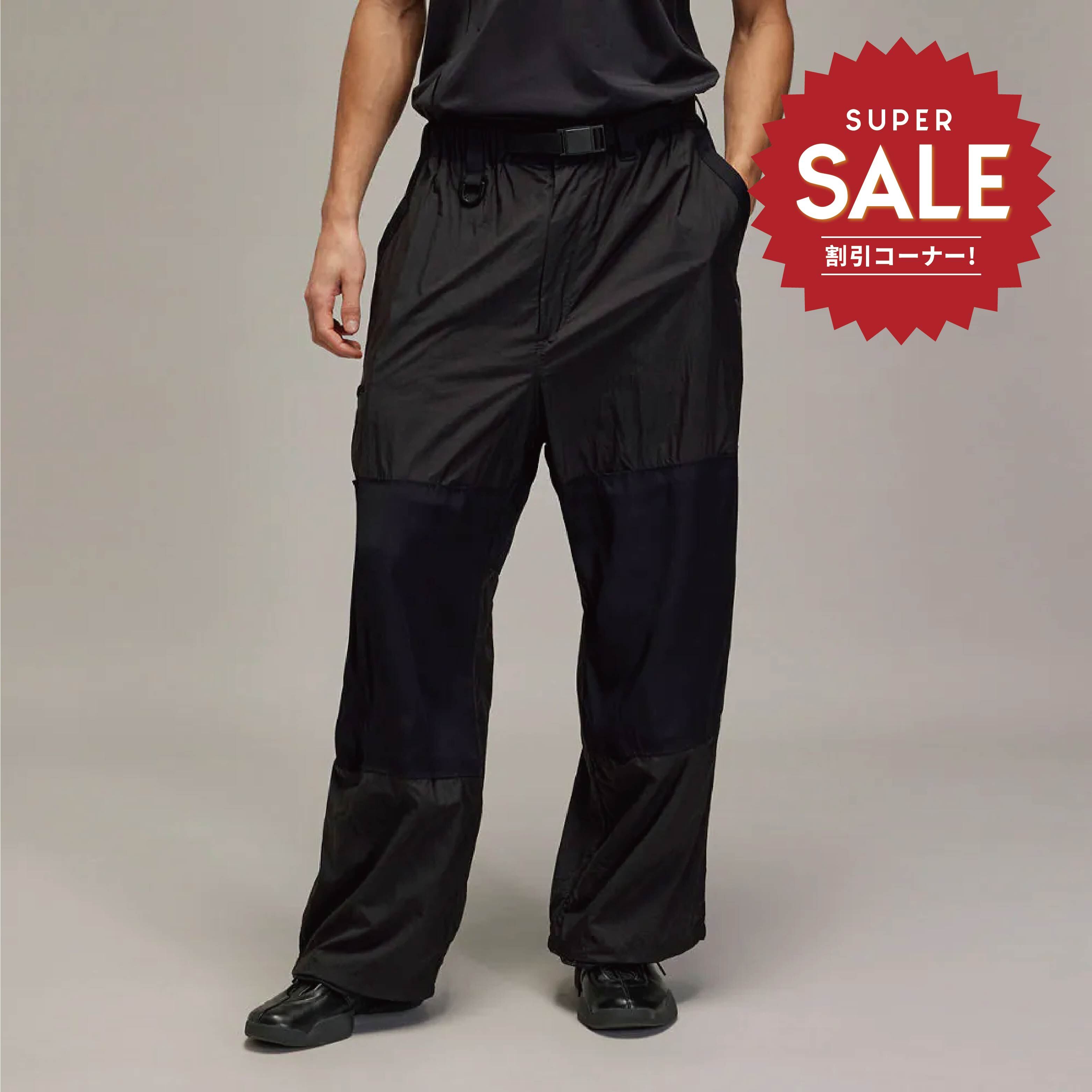 【 Y-3 M NYL PANTS 拼接尼龍褲 - 黑 】