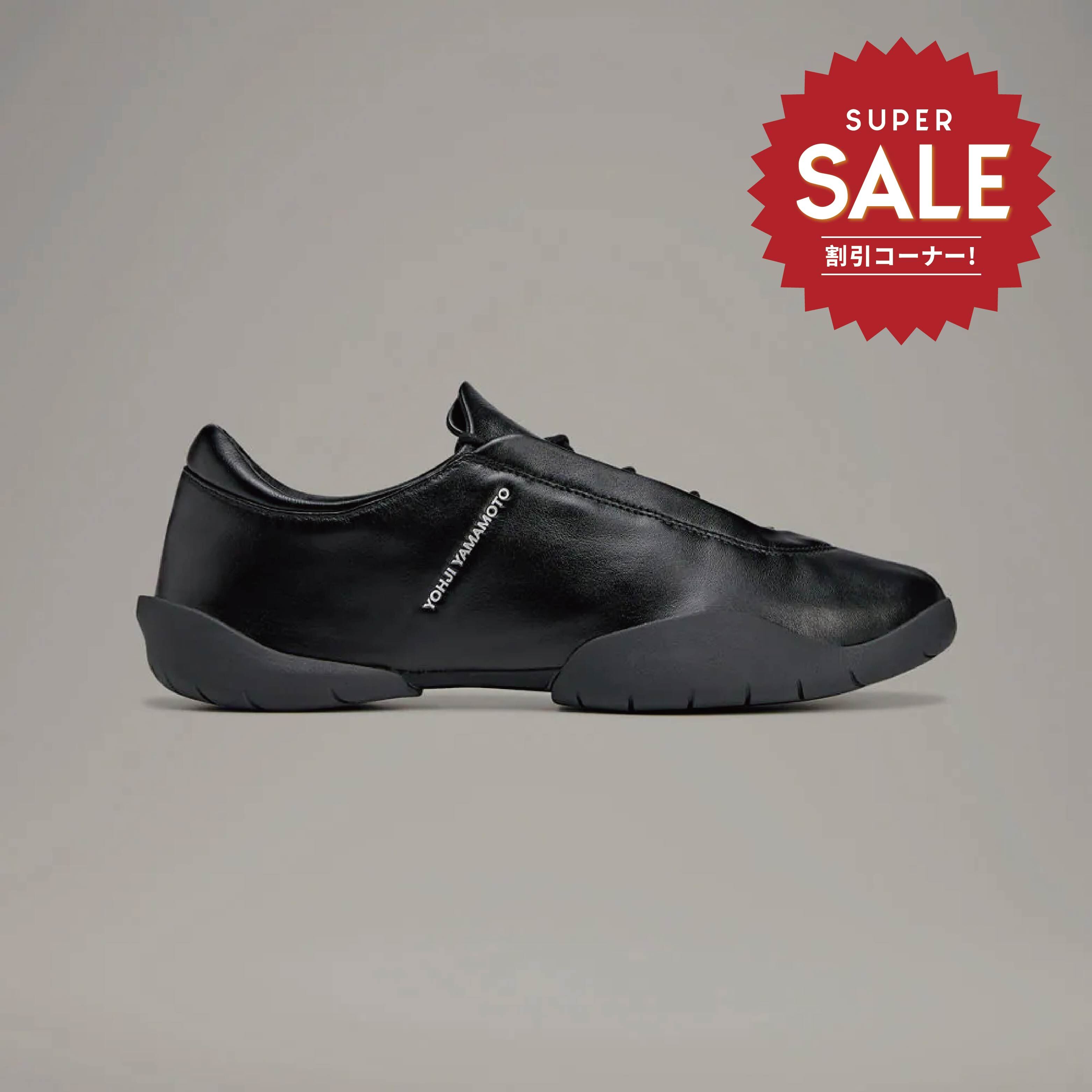 【 Y-3 REGU LEATHER 極簡鞋款 - 皮革黑 】