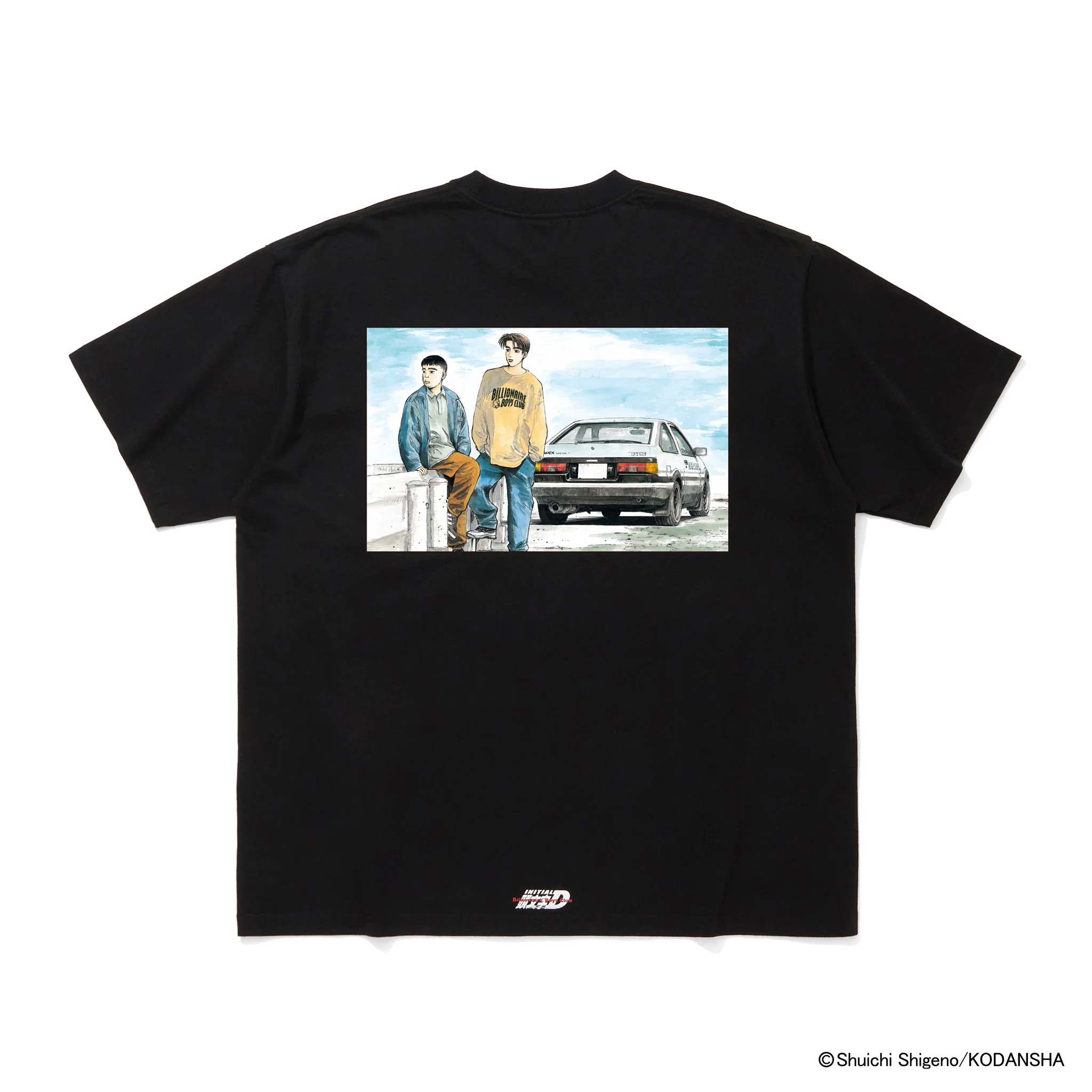 BILLIONAIRE BOYS CLUB X INITIAL D COTTON T-SHIRT #2