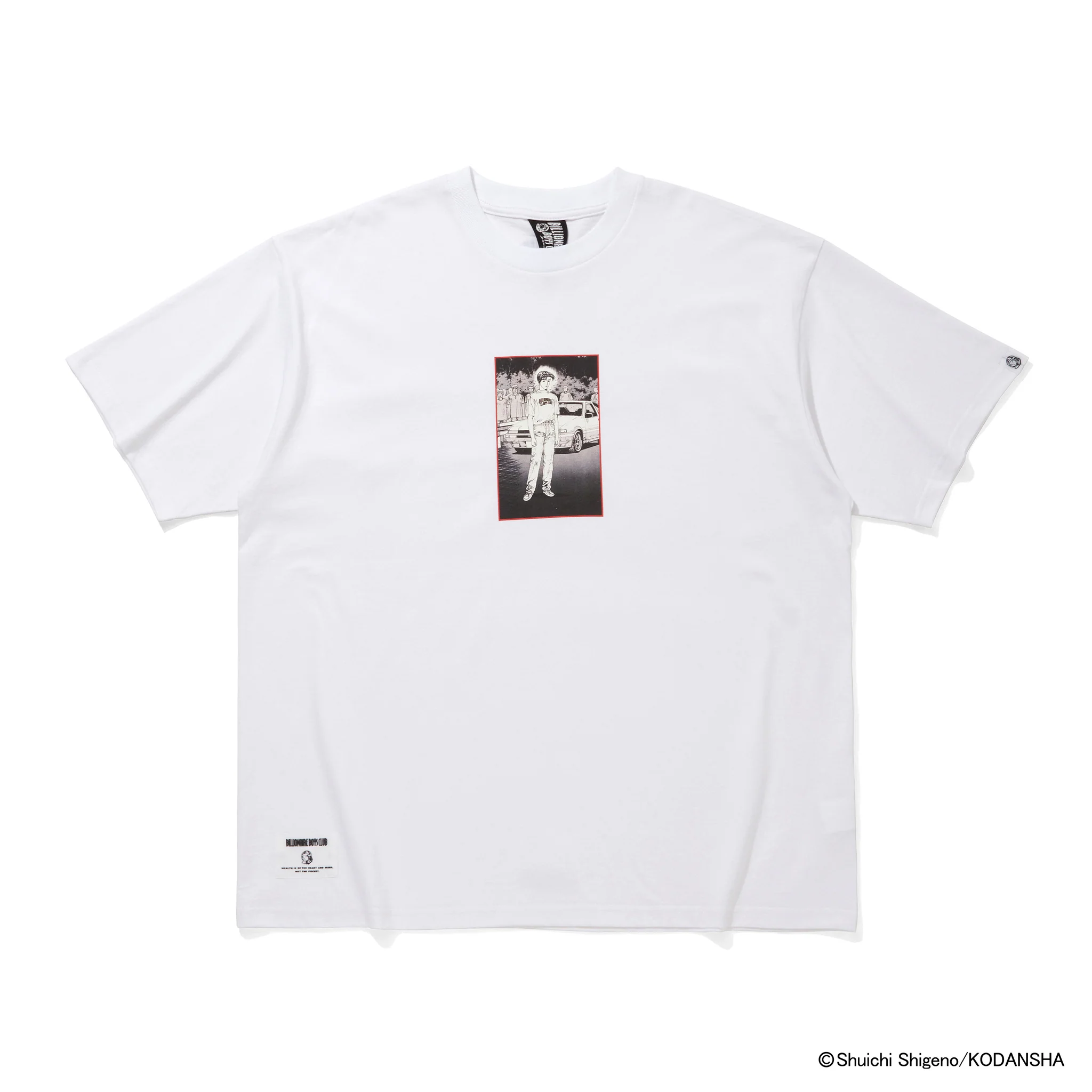 BILLIONAIRE BOYS CLUB X INITIAL D COTTON T-SHIRT #1