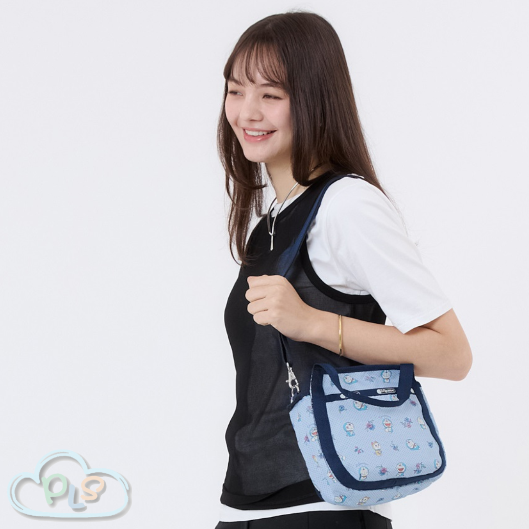JENNI 小號包 多啦A夢 LeSportsac 花花+點點圖案 #12013-1