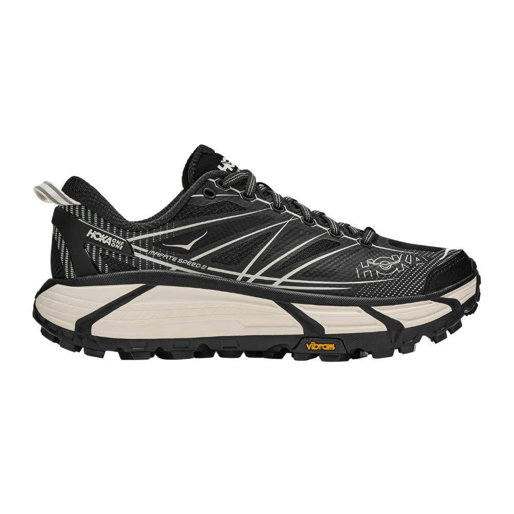 HOKA ONE ONE U Mafate Speed 2 越野鞋 炭黑/大理石白