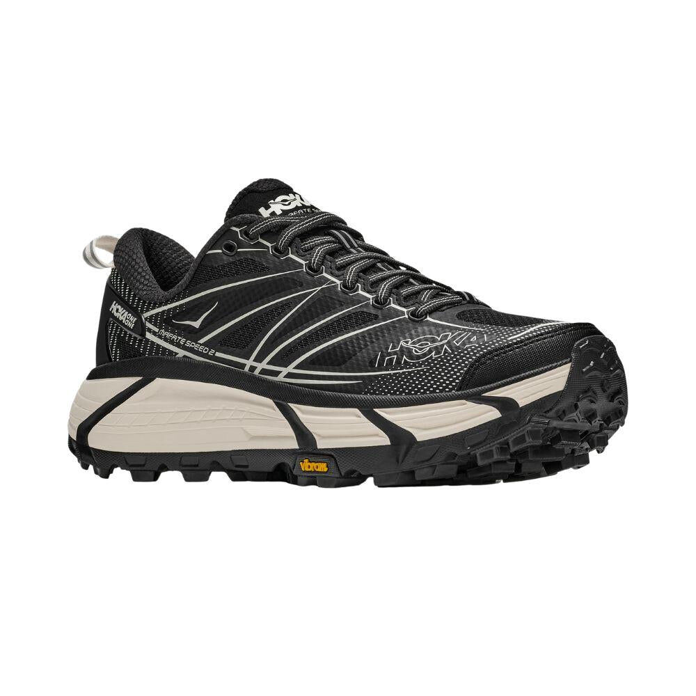 HOKA ONE ONE U Mafate Speed 2 越野鞋 炭黑/大理石白