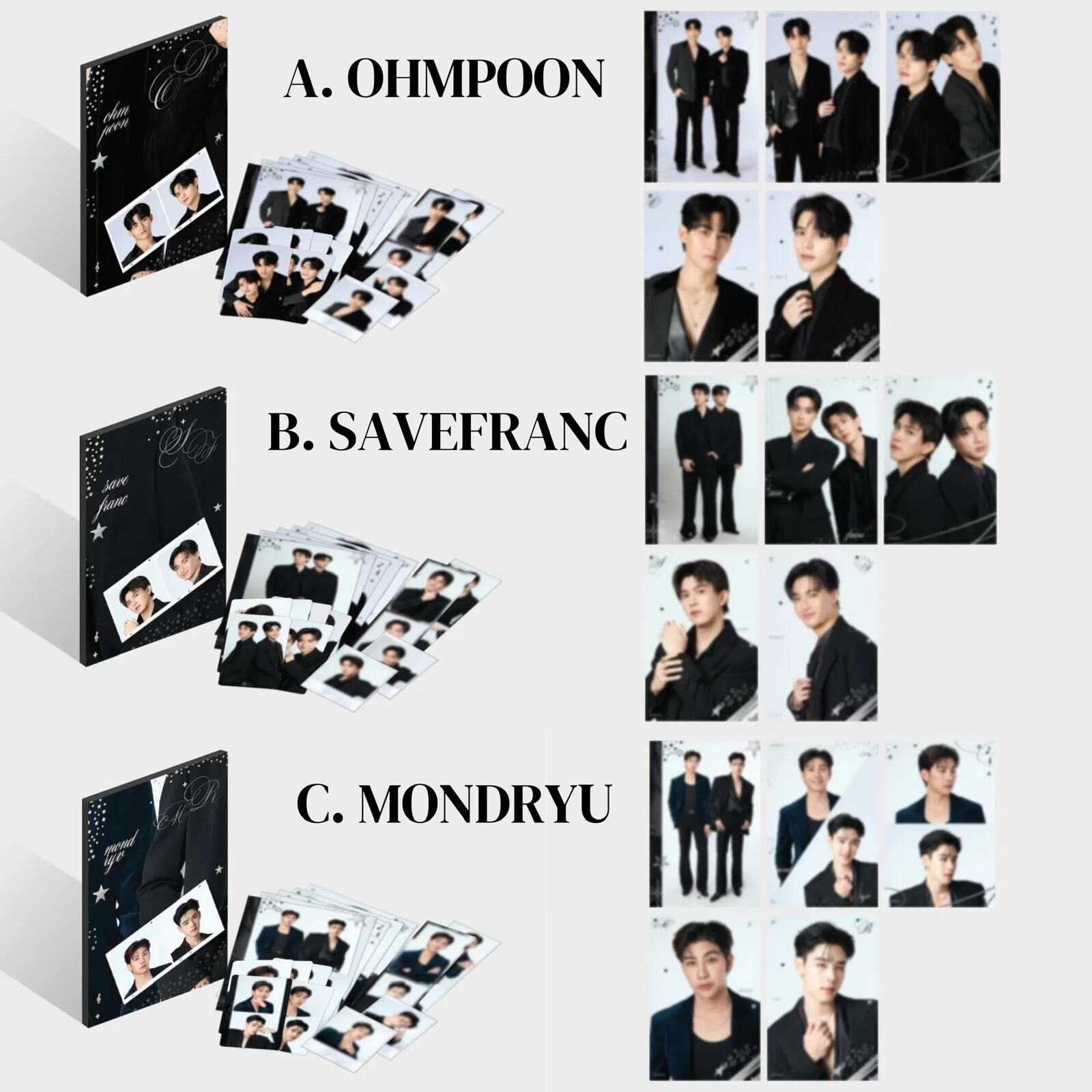 GMMTV International Novel Festival 2026官方周邊 人氣CP Mini Photo Set